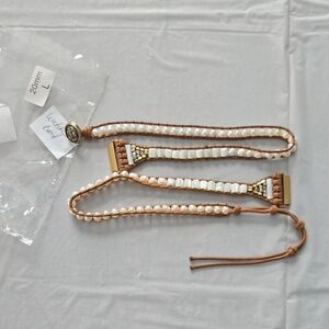 Fresh Water Pearl Beaded Watch Strap 20 MM